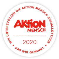 Wir unterstützen die Aktion Mensch Soziallotterie